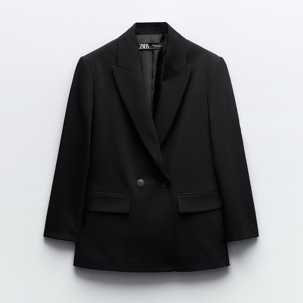Zara oversized double breasted blazer